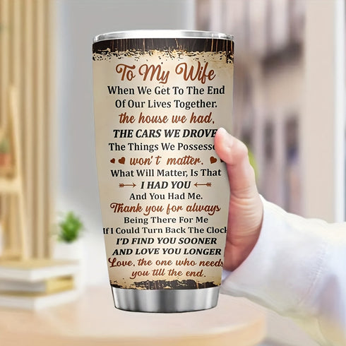 Tumbler for Wife - Romantic Gift from Husband